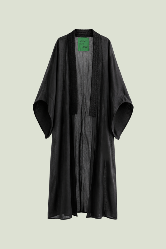 The Twist Kimono - Black